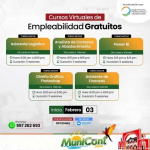 Convocatoria a Cursos de Empleabilidad con Acceso Libre
